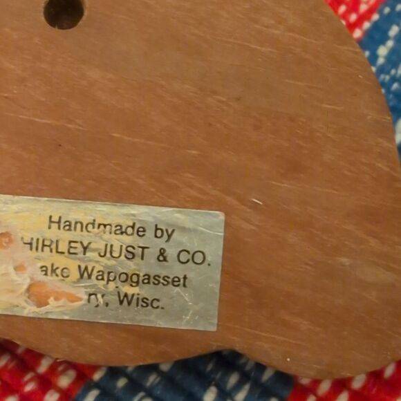 Vintage Homespun Decorative Wooden Turtle Plaque Boho Floral - Picture 5 of 5